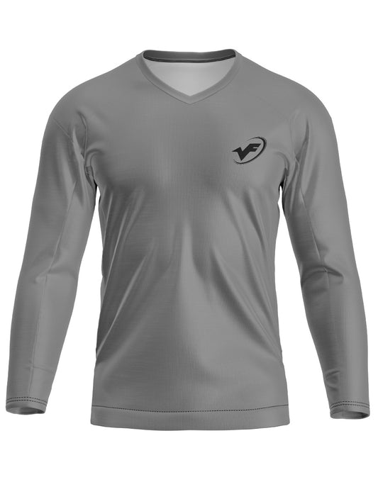 Titanium Long Sleeve V-Neck