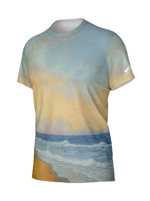 Titanium Short Sleeve Sun Crew Neck