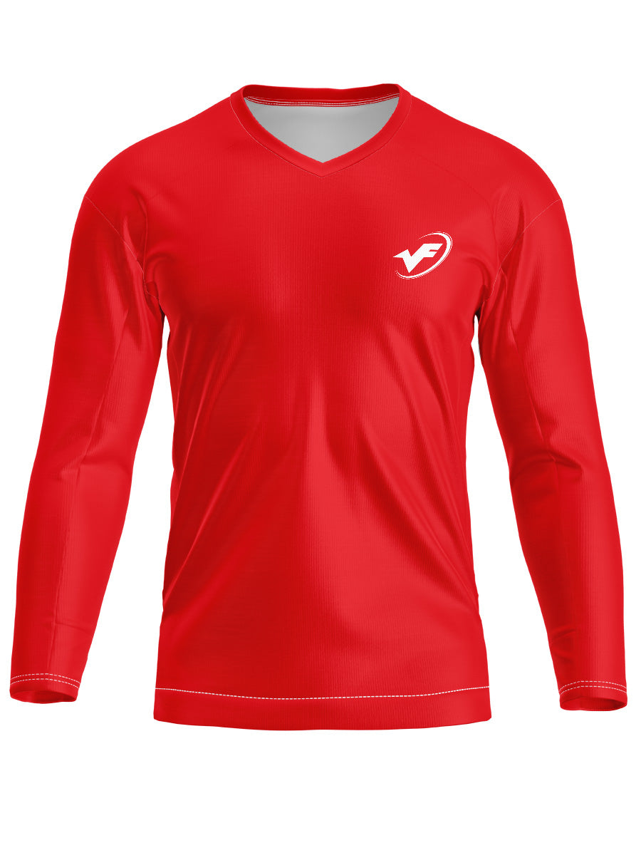 Titanium Long Sleeve V-Neck