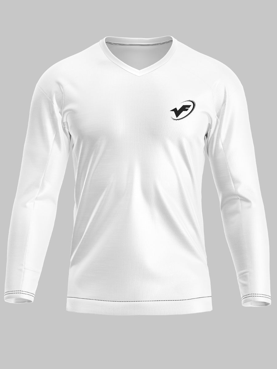 Titanium Long Sleeve V-Neck